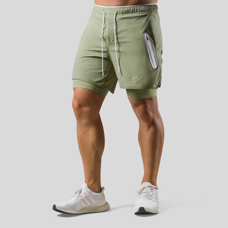 Active Gear | Men's Gym Shorts with Compression Liner | Lightweight Support for Ultimate Performance