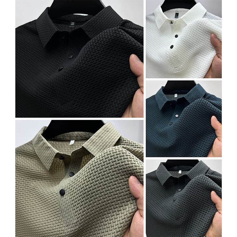 Alfie Collection | Men's Polo Shirt with Moisture-Wicking Fabric | Stylish Comfort for Warm Weather