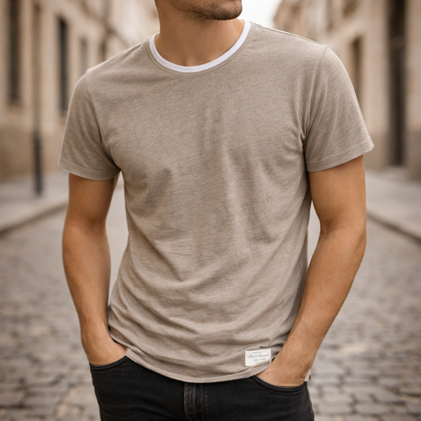 Classic Crew Neck | Men's T-Shirt with Soft Lightweight Fabric | Versatile Casual Wear for Everyday Comfort