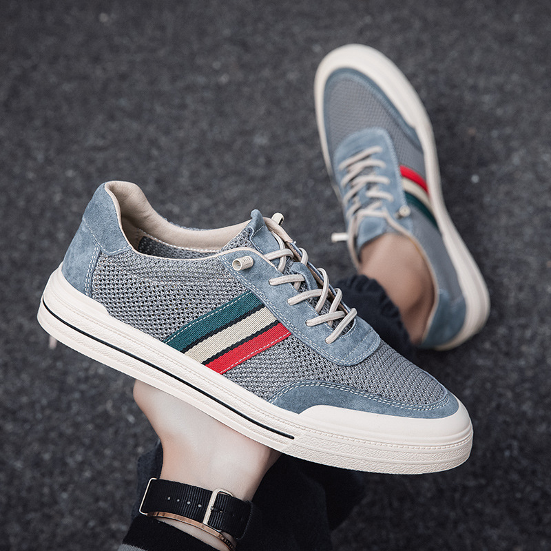 Retro Sport Sneakers | Breathable Mesh with Suede Overlays for All-Day Comfort