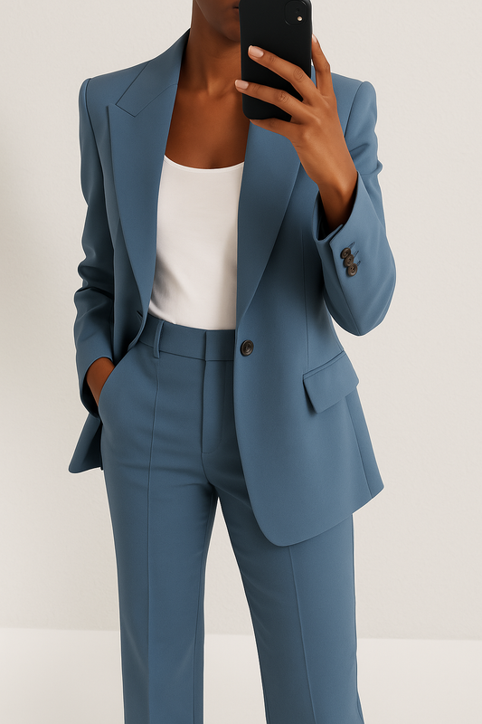 Brenda Collection | Women's Suit Set with Tailored Fit & Versatile Blazer | Stylish Combo for Office and Evening Wear