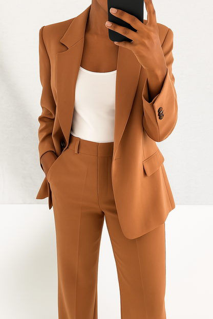 Brenda Collection | Women's Suit Set with Tailored Fit & Versatile Blazer | Stylish Combo for Office and Evening Wear