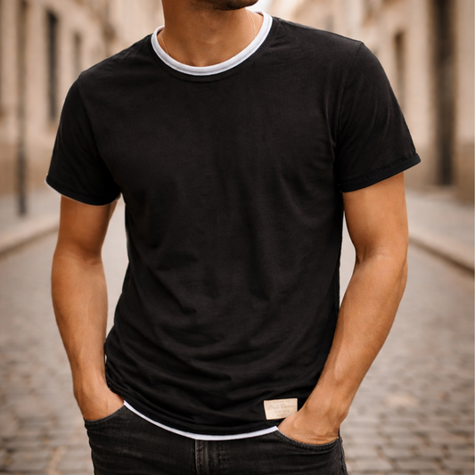 Classic Crew Neck | Men's T-Shirt with Soft Lightweight Fabric | Versatile Casual Wear for Everyday Comfort