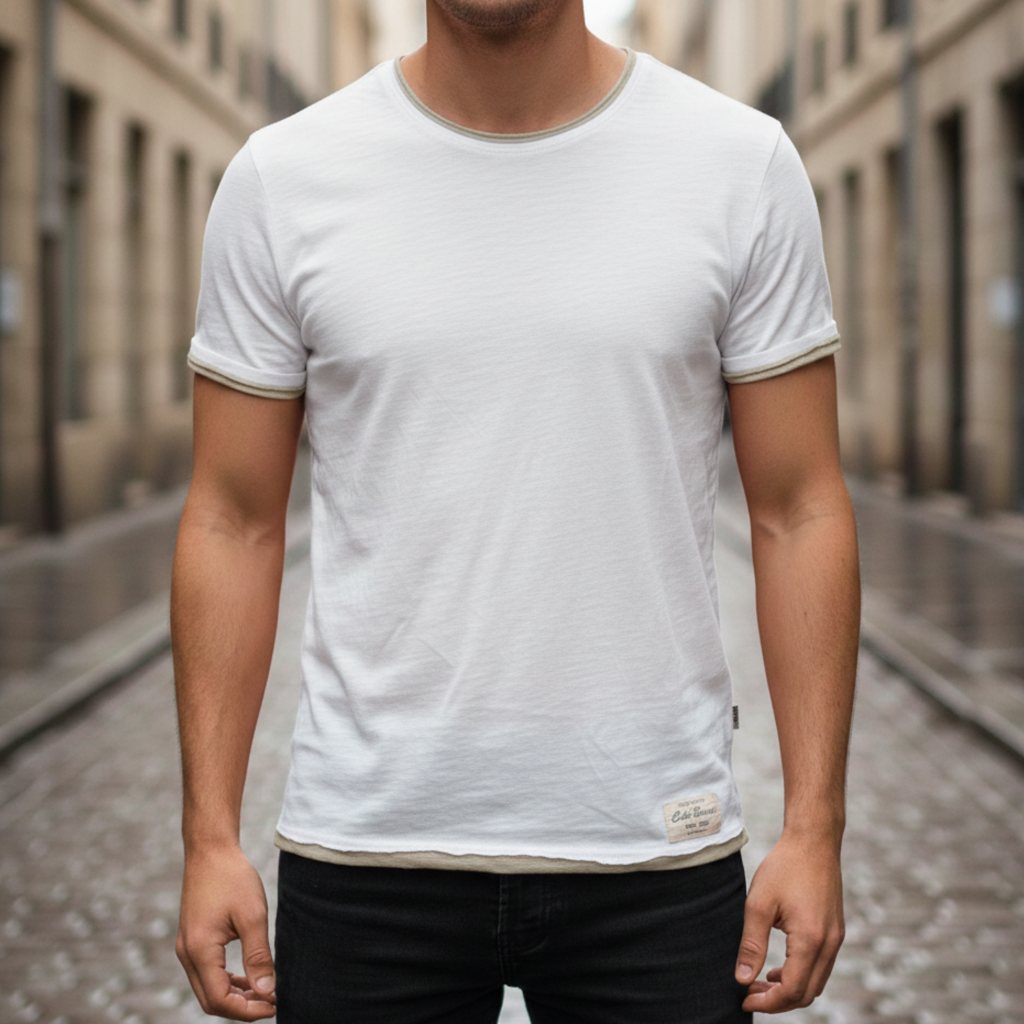 Classic Crew Neck | Men's T-Shirt with Soft Lightweight Fabric | Versatile Casual Wear for Everyday Comfort