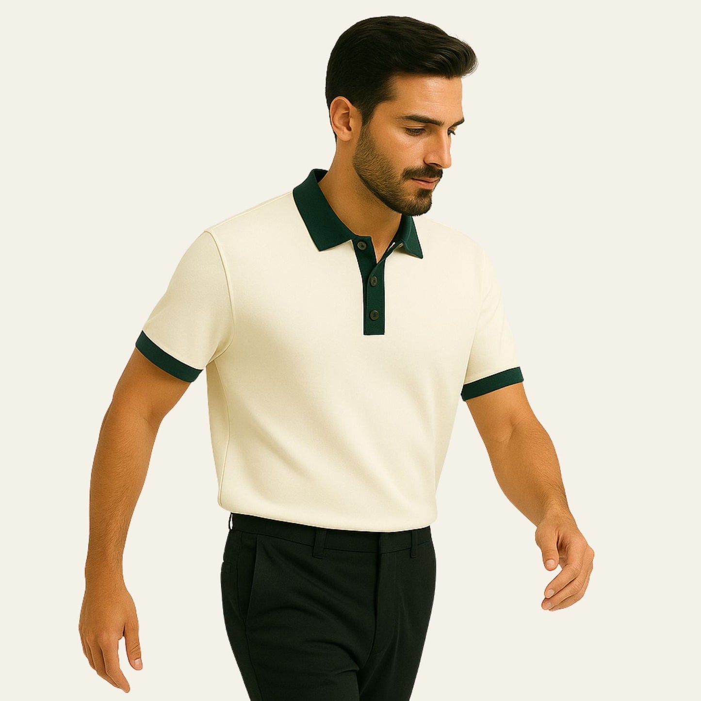 Como Heritage | Men's Polo Shirts in Cotton with Smooth Drape | Effortless Style for Versatile Occasions