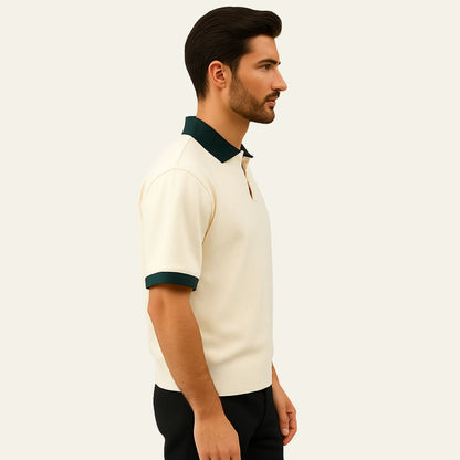 Como Heritage | Men's Polo Shirts in Cotton with Smooth Drape | Effortless Style for Versatile Occasions