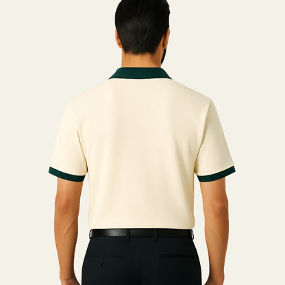 Como Heritage | Men's Polo Shirts in Cotton with Smooth Drape | Effortless Style for Versatile Occasions