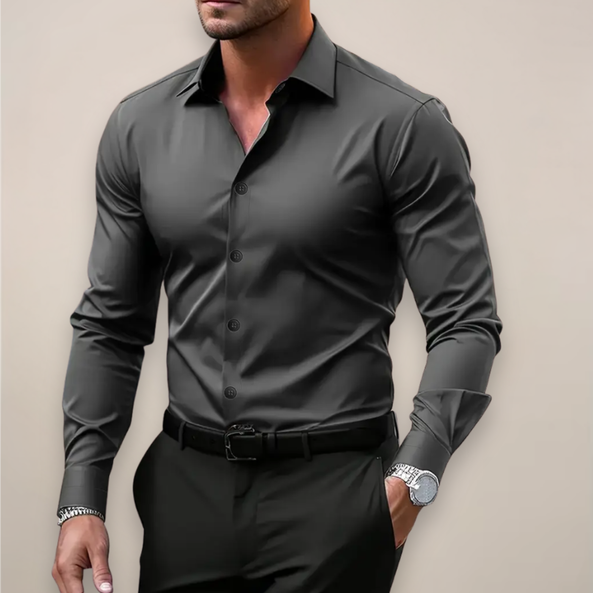 Daniel Collection | Men's Dress Shirt with Slim Fit Design | Stylish Spring Essential for Versatile Outfits