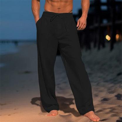 Darren | Men's Pants with Adjustable Drawstring Waist | Lightweight Casual Joggers for Spring Comfort