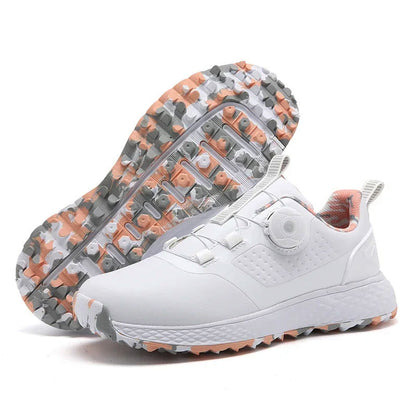 Dial-Fit Golf Shoes Men | Spikeless Design with Quick-Lace System | Comfortable Footwear for All Seasons