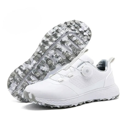 Dial-Fit Golf Shoes Men | Spikeless Design with Quick-Lace System | Comfortable Footwear for All Seasons