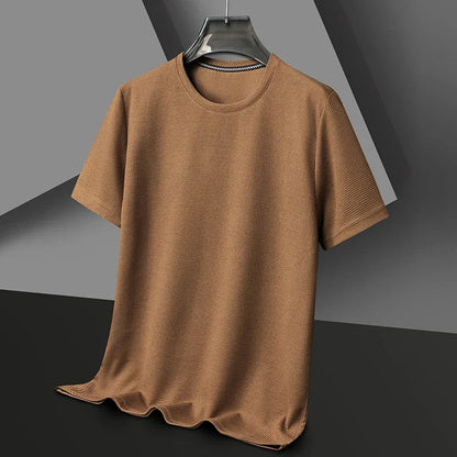 Harbor Collection | Men's T-Shirt with Waffle Knit Fabric | Classic Fit for All-Day Comfort