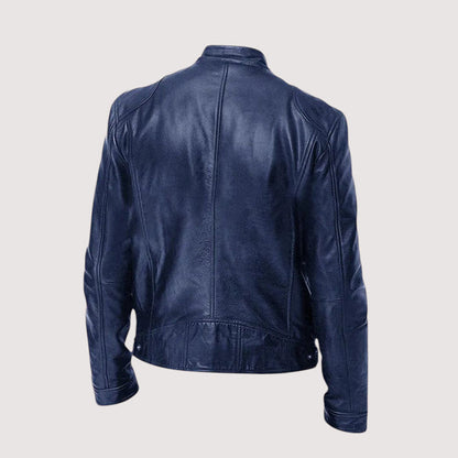 Mitchell | Men's Leather Jacket with Classic Biker Style | Timeless Versatility for Every Occasion