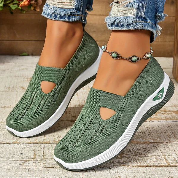 Sophia | Women's Slip-On Sneakers with Arch Support | Breathable Design for All-Day Comfort