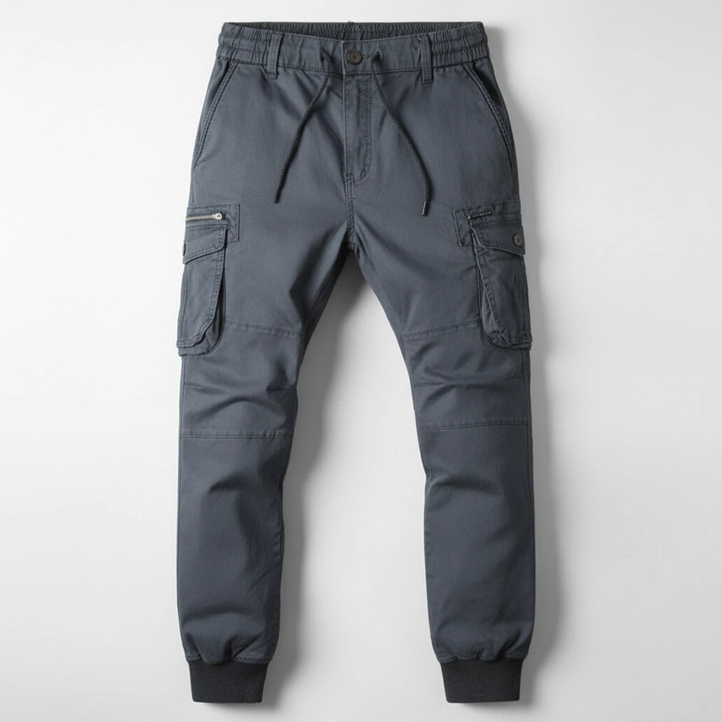 Urban Style | Men's Cargo Joggers with Elastic Waistband & Utility Pockets | Comfortable Fit for Everyday Wear