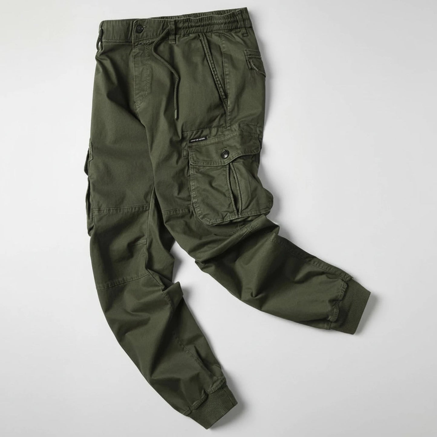 Urban Style | Men's Cargo Joggers with Elastic Waistband & Utility Pockets | Comfortable Fit for Everyday Wear