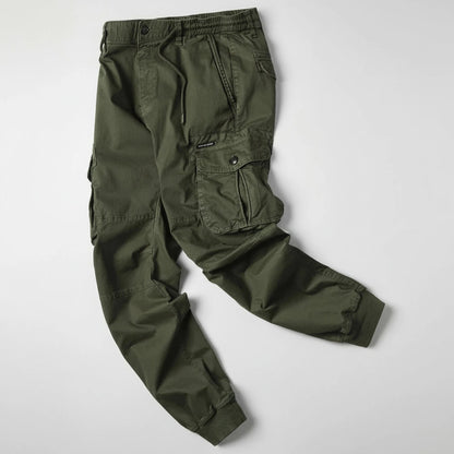 Urban Style | Men's Cargo Joggers with Elastic Waistband & Utility Pockets | Comfortable Fit for Everyday Wear