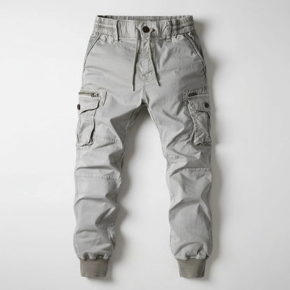 Urban Style | Men's Cargo Joggers with Elastic Waistband & Utility Pockets | Comfortable Fit for Everyday Wear