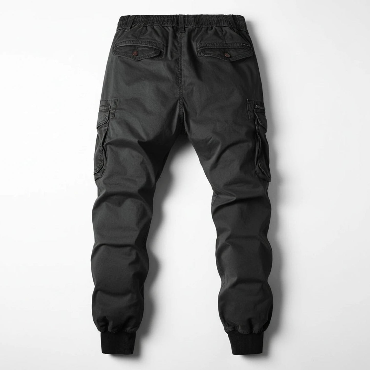 Urban Style | Men's Cargo Joggers with Elastic Waistband & Utility Pockets | Comfortable Fit for Everyday Wear