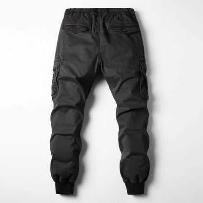 Urban Style | Men's Cargo Joggers with Elastic Waistband & Utility Pockets | Comfortable Fit for Everyday Wear